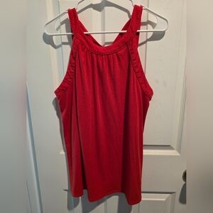 Papermoon Vibrant Red Knit Top